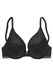 s.Oliver Push-upbeha voor dames met mesh in strepenlook, metalen accessoires, individueel verstelbaar, modieus en comfortabel voor elke dag