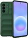 Techsuit Hoesje geschikt voor Samsung Galaxy A57 - Magic Shield Silicone Back Cover - Groen