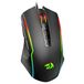 Redragon M910-K RGB bedrade gamingmuis met 9 programmeerbare macrotoetsen, RGB-chroma-achtergrondverlichting, 8000 dpi, pc-gamingmuis met Fire-knop voor Windows/Mac, zwart