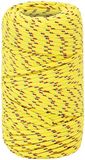 vidaXL Multifunctioneel touw 2 mm 25 m Geel PP