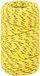 vidaXL Multifunctioneel touw 2 mm 25 m Geel PP