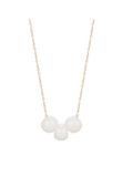 Gaya Necklace Gold White