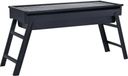 Syfax Campingbarbecue draagbaar 60x22,5x33 cm roestvrij