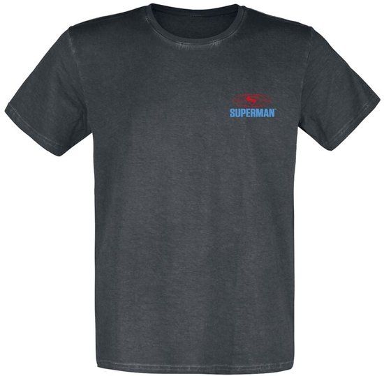 Superman Logo und Superman - beidseitig bedruckt Heren T-shirt - meerkleurig - XXL