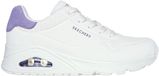 Skechers Uno - Pop Back Sneakers Dames Wit/Paars
