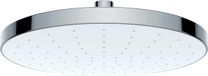 Merkloos / Sans marque Douchekop rond, chroom, 22,5 cm, met anti-kalk reiniging
