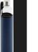 axentia Drinkfles, glas, ca. 1 l, transparant, donkerblauw