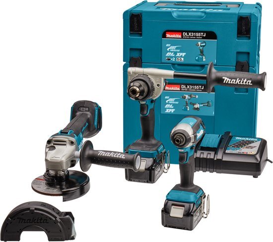 Makita DLX3155TJ LXT 18V Li-Ion accu combiset (2x 5,0Ah accu) in Mbox