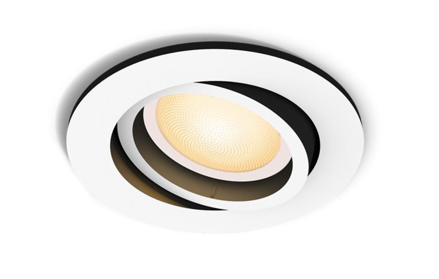 Philips Hue Milliskin LED Inbouwspot - White Ambiance - Rond - Wit - 1-pack