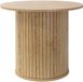 ML design Table basse ronde Ø60 x 50 cm, aspect bois, marron