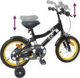 vidaXL Kinderfiets 14 Inch Zwart
