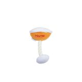 Beeztees Jouet pour chien Pawtini, orange/blanc 18x13x12cm
