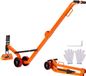 VEVOR Hefmagneet Permanente Magnetische Hefmachine met Trolley, 600 kg Trekkracht, Stalen Trolley met Zware Magnetische Hefmachine & 2 Wielen & Verstelbare Handgreep, voor het Heffen van Putdeksels