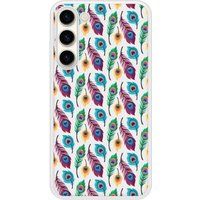 Pauwenveer siliconen hoesje compatibel met Galaxy S23 Plus