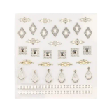 Peggy Sage Decorative Nail Stickers Jewel Crown Jewels