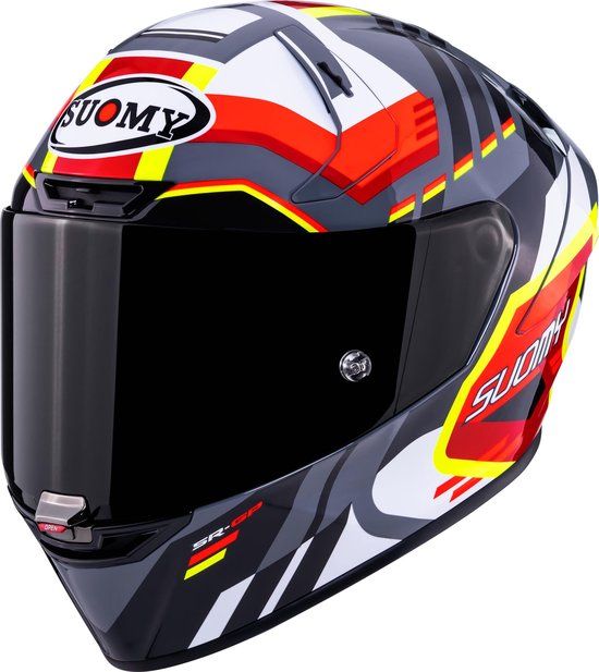 Suomy SR-GP Evo Infrared Helm - Wit/zwart/rood - XXL