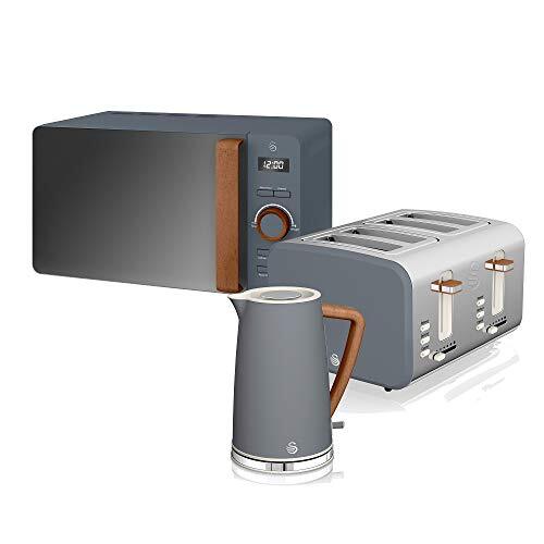 Swan Nordic set ontbijt waterkoker 1,7 l 3000 W broodrooster