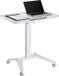 Maclean - Verrijdbaar laptop bureau - Wit