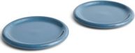 Hay Barro Assiette Ø24 set de 2, bleu foncé