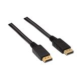 AISENS Displayport Mannelijk Kabel 3 M Zwart