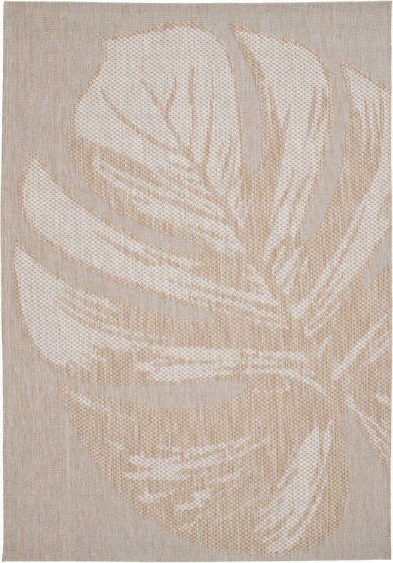 Garden Impressions Naturalis buitenkleed - 160x230 cm - leaf taupe
