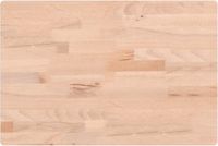 vidaXL Tafelblad rechthoekig 60x40x2,5 cm massief beukenhout