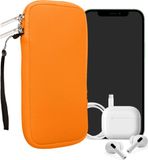 kwmobile telefoontasje universeel XXL - 7" smartphones - neon oranje