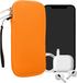 kwmobile telefoontasje universeel XXL - 7" smartphones - neon oranje
