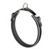 Ferplast Hondenhalsband ERGOCOMFORT, Halsband voor middelgrote honden, sluiting met micro-aanpassing, zachte voering, snelsluiting, zilver