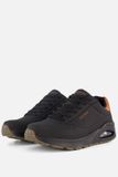Skechers Uno - Suited On Air Heren Sneakers - Zwart