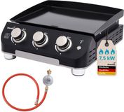 Skandika Gasplancha Palo - Gas Plancha Grillplaat, 3 Branders, Lekbak