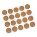 Adsamm® 20 x afdekkappen Ø 1,3 cm eiken rond 0,45 mm dun zelfklevende meubelpatches