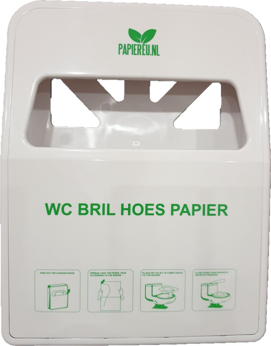 PapierEu.nl Toilet Seat Cover paper dispenser - 1 stuk