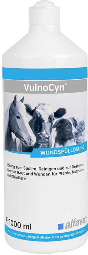 Alfavet VulnoCyn Wondspoeloplossing - 1 liter