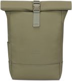 Johnny Urban Rugzak Dames Groen - Harvey Medium - Rolltop met Laptopvak voor University Business City - 15L - Matte PU Coating - Waterafstotend