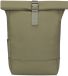 Johnny Urban Rugzak Dames Groen - Harvey Medium - Rolltop met Laptopvak voor University Business City - 15L - Matte PU Coating - Waterafstotend