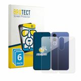 BROTECT Screenprotector 6 Stuks voor Vivo V70 FE (Voor+Achter) Beschermglas transparant