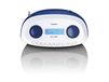 Lenco SCD-69 Analoog & digitaal 2 W AM, DAB, DAB+, FM, PLL Blauw MP3 afspelen