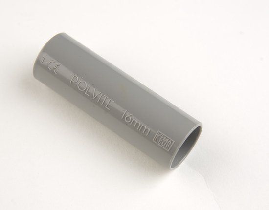 Pipelife Polvite Sok Installatiebuis - 19 mm - 40 cm