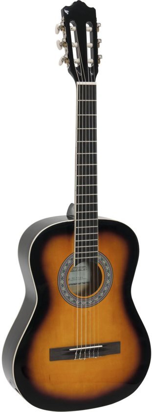 Dimavery AC-303 klassieke gitaar 3/4 sunburst