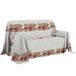 PENSIERI DELICATI Bankhoes 180 x 290 cm, Gemaakt in Italië, 100% Puur Katoen Sprei, Motief: Rode Beren, Ideaal voor Zomer (Eenpersoonsbed)