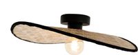 EGLO Marywell Plafondlamp - E27 - 50 cm - Zwart/Bruin - Hout