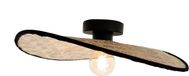 EGLO Marywell Plafondlamp - E27 - 50 cm - Zwart/Bruin - Hout
