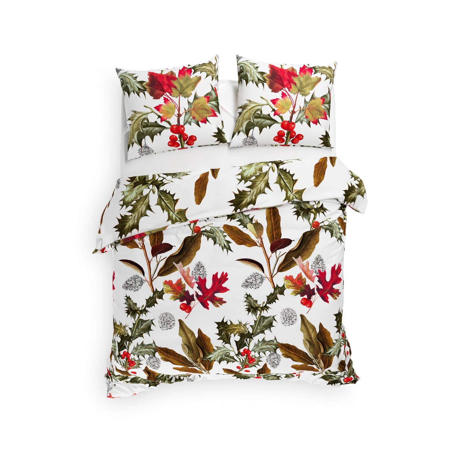 Heckett & Lane Rifha Flanel Dekbedovertrek - Multi - 200x200/220 cm