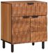 vidaXL Nachtkastje Bruin 50 x 33 x 60 cm Massief Mangohout