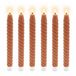 Relaxdays Bougies LED - 6 pièces - Vieux rose