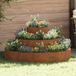 vidaXL Plantenbak Roestig 120 x 120 x 20 cm
