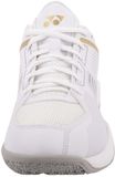 Yonex Strider FLOW badmintonschoenen - wit / goud - maat 43