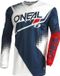 O'NEAL Element Racewear V.22 Bleu Blanc Rouge Maillot de Motocross - Taille S