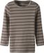 NAME IT NMNBANIO LS XSL TOP NOOS - Unisexe - T-shirt à manches longues - Taille 116 - Coton/Modal/Élasthanne - Rayé - Morel